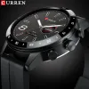 Watches Curren 2022 New Smart Watch Men Music Play HD Screen Sport Fitness Watch IP68 Waterproof för Android iOS Smartwatch Men