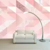 Wallpapers Milofi Customized 3D Triangle Geometric Marble Large TV Background Wallpaper Mural