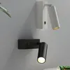 Wall Lamps Modern Lamp Reading Spotlight Foldable And Rotatable Bedside Study Living Room