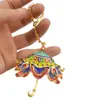 HOCKS Feng Shui Bejeweled Umbrella Amulet Keetchain