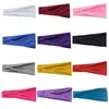 Bandanas Femmes Bandband Twist Cotton larges Turban torsadé torsadé Hidwrap Girls Band Fashion Retro Color Hair Accessories Scrunchies