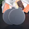 Gift Wrap 100Pcs Silver Cake Boards Thicken Paper Cupcake Dessert Displays Tray Disposable Cardboard Year Pastry Decor