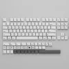 Mekanik Klavye, XDA Profili, PBT için Minimal Beyaz Apple Intosh Stil Anahtar Kapakları, 137 PC seti