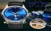 TWF Master Ultra Shin 3D Moon Enamel Cal A925 MENS ATUATIAM MENS OROLOGIO 39MM BLUI BLUI CINDATTURE CINDAGNO DELLA CINTURA 1368420 2021 E3801486