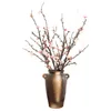 Fiori decorativi 1pc Plum artificiale BASSOM BRIMATO SINGOLO PINK INVERNO FLOWER CASA EL DECORAZIONE DEL MATRIMENTO DELLE