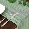 Table Cloth Runner Semi-Transparent Fabric Long Boho Tablecloth For Wedding Bridal Shower Baby Birthday Party