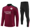 2024 2025 Psges Tracksuit maschi da calcio da calcio 22 23 24 25 tuta maillot ppsg giacca da binari paris mbappe uomini e bambini kit kit jogging sopravvissuto chandal