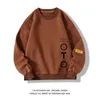 Heren Hoodies 2024 Casual t-shirts met lange mouwen mode dagelijkse o-neck pullover groot formaat losse mannelijke sweatshirts