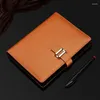 Business Meeting Gift Set A5 Loose Spiral Notebook Size Pu Leather Binder Budget Wallet Diary Travel Planner Book Office S