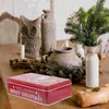 Aufbewahrung Flaschen Weihnachtskeksen Dosen Weihnachts -Metall -Geschenkbox leere Feiertags Süßigkeiten Beks Container Schokolade Kekse behandeln