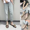 Slippers Women's Wear Sandals Outer Casual Fashion Flat Bottomed Color And Solid Slipper For Women Warm Ups
