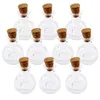 Vasos 10 PCs Colar Gestlet Glass Wish Bottle Garrafs Xo Pingente com pingentes de jarra de cortiça