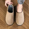 Slippers For Men Shoes Added Cotton Couple Women Home Household Indoor Ventilate Soft And Comfortable