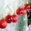 2024 Christmas Pine Tree Ornement Red Navy Blue Ball Ball Ornement 3cm-20cm Couleur multiple 24pcsnavy Ornement bleu multiple Colournavy Blue Ornement Couleur multiple