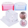 2024 Transparent Jelly Stamper Nail Art Stamp Kit Crystal Silicone Stamper With Plate French Nails Manicure Tools Accessories For Crystal Silicone Stamper