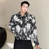 Jackets 2024 Men's Fashion Rapel Gedrukt Elegant Casual Short Jacket Spring Trendy hoogwaardige straat Koreaanse jassen 1