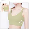 Outdoor V-neck Sports for Women with Chest Pads and Tank Tops, Crossed Shoulders, Bra, Back Breasted Collection, Side Breasts, Yoga Bra