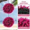 Decorative Flowers Decor Eucalyptus Grass Ball Ceiling Ornaments Simulation Plant Topiary Balls Artificial DIY Leaf Fake Pendant Mother