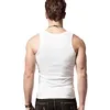 3pcs/lot cotton mens 속옷 민소매 탱크 탱크 탑 솔리드 근육 조끼 언더 셔츠 O-Neck 체육관 의류 티셔츠 남성 Vest Male 4xl240402