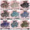 Glass Pointback s Mini Many Colors ss28 6062mm 288pcs Shiny Stones Loose Strass Bead DIY Nails Art Phone Supplies 240328