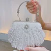 Magasin bon marché 90% de réduction en gros 23 Wallte Style Celebrity Pearl Womens Robe Banquet Qipao Party Party Water Diamond Handheld Crossbody Bags Luxury Sacs