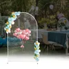 Decoração de festa premium moongate cenário quadro de balão rack jardim de casamento arco com grade de malha de 200cm aniversário