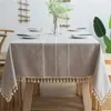 Table Cloth Striped Printed Tablecloth Thickened Rectangular Coffee Set Dining Linen Wedding Decoration