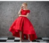 Hoge kwaliteit 2019 Red Front Short Back Long Evening Party Jurken Cap Sleeve Peats Hilo Formal Prom Jown Vestido Festa7897492