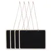 Dekorative Figuren 4 PCs Mini -Tafelschilder Blackboard -Lebensmittel -Tags Bürodekoration Haushalt