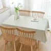 Table Cloth Pure Color Waterproof And Oil Disposable Household Scandinavian Simple