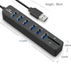 USB Hub 3/6 Port Expander Adapter USB 3.0 Hub Multi USB Splitter 2.0 Hab 3 Hub 3.0 Multiple USB3.0 USB-Hub Card Reader For PC