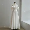 فساتين الحفلات Harajpee French Wedding Dress 2024 Style Bride Simple Love First Fairy One Counter Satin Gentle Vestido