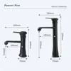 Bathroom Sink Faucets 360° Rotatable Vessel Faucet Single Hole Handle Tap Vanity Bath For Modern