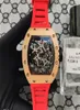 Top Brand Mens Automático Relógio 035 Série Mecânica Squeletão Rose Gold Gold Fashion Sports Hollow Out Wristwatches8977949