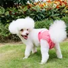 Dog Apparel Pet Pontas Fisiológicas Falas Reutilizáveis Shorts Sanitários Feminino Lavável XS-XL Panties Borda de Roupa