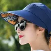 Chapeaux à bord large femelle femelle pliable bonnet de soleil anti-ultraviolet décontracté de soleil extérieur pour ami vos voisins de famille cadeau