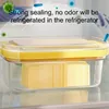 Garrafas de armazenamento Caixa de manteiga Recipiente de queijo Refrigerado Selando tampa de silicone para facilitar o corte