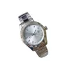 Reloj Watches High Quality Diamond Watch Luxury Watchmen Movement Watches Mechanical Movement rostfritt stål Strap Diamond Dial Day Just Se Montre de Luxe 41mm