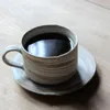 Xícaras picadas de café cerâmica xícara de café bebida reutilizável caneca de esmalte original idéias de presentes personalizados Joga de xicaras cozinha barra de jantar