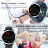 Relógios Xiaomi mijia Smart Watch Temperatura corporal Smartwatch Pressão arterial Oxigênio Freqüência cardíaca Monitor de pulseira Previsão do tempo Relógio