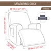 Pokrywa krzesła Jacquard Pokrywa Elastyczna Sofa Sofa Relaks Relaks Lazy Boy Fotel Slipcovers Anti Dust Furniture Protector