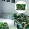 Flores decorativas Decoración de pared verde Oficina de panel de hierba falsa Configuración de planta de la planta de la planta de la cama de la valla Plasticador de césped