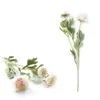 Fleurs décoratives Silk Fake Green Plante artificielle Recchie Lotus Branche Floral Mall Decoration Decoration Simulation Fleur Pinche Small