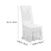 Chair Covers Restaurant Skirt Cover Sofa Arm Elastic Kitchen Dining Milk Silk (polyester) Protectors Child Furniture Home