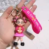 أزياء Carton Movie Character keychain keychain Rubber و Key Ring لسلسلة مفاتيح مجوهرات الظهر 083579