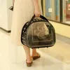 Katzenträger transparentes Rucksack schmutzbar dauerhaft mit Mattenbeutel waschbarer Reisen tragbarer Haustier Kätzchen Welpenträger