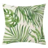 Pillow Green Botanical Jungle Collect Design Pillowcase Sofa Tropical Rainforests Leaf Decorative Throw Silk For Hair And Skin