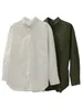 Blouses pour femmes BZVW Fashion Minimalisme Shirt pour femmes Lapel Single Breaste Long Sleeve Blouse Loose Tops 2024 printemps 26d3264