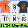 23 24 VALENCIAS Soccer Jerseys Home away Camisetas de Futbol 2023 2024 Football Shirt VCF Home ILAIX CAVANI MORIBA S.CASTILLEJO KLUIVERT Kids Kit set unifroms