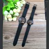 Armbanduhrenstudentische Paar Fashion Silicon Watch Band Quarz gedruckt Cartoon Bildglas Relojes Para Hombres